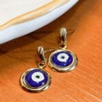 Brinco Olho Grego Folheado