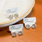 Brinco Cristal Folheado a Ouro