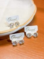 Brinco Cristal Folheado a Ouro