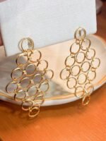 Brinco Cascata Folheado a Ouro