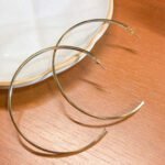 Argola Maxi Fina Folheada a Ouro