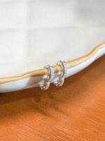 Argola Click Coração Folheado a Prata - Imagem 2