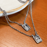 Escapulário Medalinha Tradicional em Aço Inoxidável