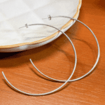 Argola Fina em Prata 925