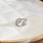 Anel Folha em Aço Inox