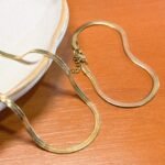 Conjunto Fita Dourado em Aço