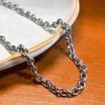 Colar Cadeado em Aço Inoxidável