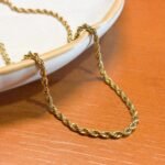 Colar Cordão Baiano Dourado