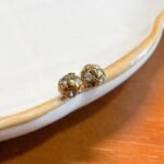 Brinco Bolinha Cravejada