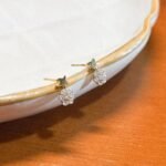 Brinco Estrela Bolinha Cravejada