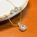 Conjunto Pingente Cravejado