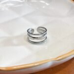 Anel Aro Detalhado em Aço Inox