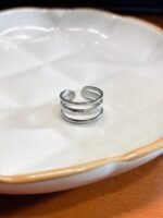 Anel Aro Detalhado em Aço Inox