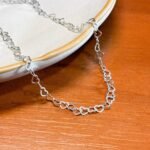 Colar Corrente Corações