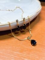 Conjunto Pingente Penduradinho Folheado a Ouro - Imagem 2