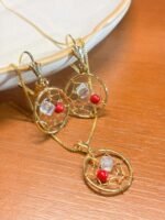 Conjunto Folheado a Ouro Filtro dos Sonhos