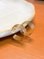 Argola Folheada 4 Voltas - Imagem 2