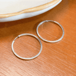 Argola Lisa em Prata 925
