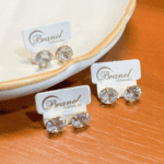 Brinco Cristal Folheado a Ouro