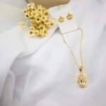 Conjunto Folheado Feminino Coroa