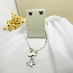 Conjunto de Aço Feminino Borboleta - Imagem 2