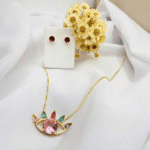 Conjunto Folheado Feminino Olho Místico - Imagem 2