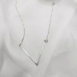 Colar Feminino Geométrico Minimalista em Prata 925 - Imagem 2
