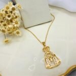 Conjunto Feminino Folheado Nossa Senhora Aparecida - Imagem 3