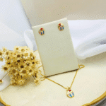 Conjunto Folheado Infantil Cupcake