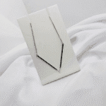 Colar Feminino Geométrico Minimalista em Prata 925