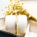 Bracelete Feminino Liso Folheado a Ouro