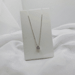 Colar Prata 925 Feminino com Pingente Gota Cristal