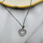 Conjunto Coração Duplo em Aço Inox - Imagem 2