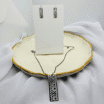 Conjunto Geometria Floral em Aço Inox