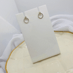 Conjunto Prata 925 Feminino com Pingente de Argola e Detalhe Brilhante - Imagem 2