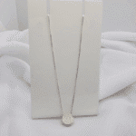 Colar Feminino Prata 925 com Pingente Redondo Brilhante - Imagem 2