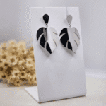 Brinco Folha Lisa em Aço Inox - Imagem 2