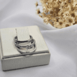 Kit 3 Anéis Femininos Aço Inox com Pedra e Strass – Dourado ou Prateado (Variação) - Imagem 2