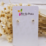 Brinco Ponto de Luz – Folheado a Ouro