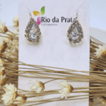 Brinco Gota Imperial - Folheado a Ouro