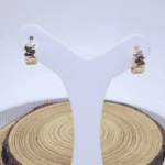 Brinco Argolinha Pequena Torcida -  Folheado a Ouro