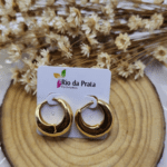 Brinco Argola Grossa - Folheado a Ouro