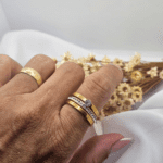 Kit 3 Anéis Femininos Aço Inox com Pedra e Strass – Dourado ou Prateado (Variação) - Imagem 4