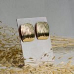 Brinco Em Aço Inox Dourado Rosi - Imagem 5
