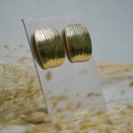 Brinco Em Aço Inox Dourado Rosi - Imagem 3