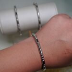 Pulseira Em Aço Inoxidável Prata Ariel - Imagem 3