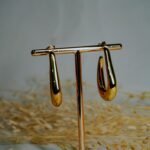 Brinco Feminino Em Aço Inox Dourado Cláudia - Imagem 5