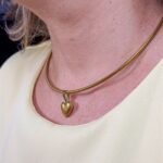 Colar Gargantilha Em Aço Inox Dourado Alta Qualidade Moda Luxo Madalena - Imagem 4