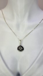 CORDÃO PRATA 925 MEDALHA DIREITO