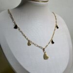 CORDÃO FEMININO CORRENTE DELICADO CORAÇÕES VALÉRIA - Imagem 6